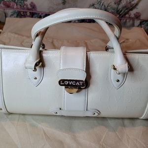 White LoveCat handbag